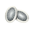 PRISM GREY ENAMEL sterling silver CUFFLINKS - main