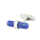 lapis baton cufflinks - main