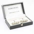 h-bar platinum/titanium cufflinks - boxed